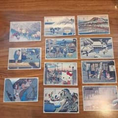 永谷園　サンリオ 浮世絵コラボ カード 11枚セット コンプリートのサムネイル
