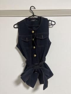 LADIESFIRST Peshe デニムベスト ネイビーのサムネイル