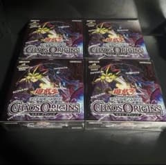 遊戯王 CHAOS ORIGINS カオス・オリジンズ シュリンク付 4BOX 遊戯王OCG CHAOS ORIGINS カオスオリジンズ4BOX シュリンク付 - メルカリ