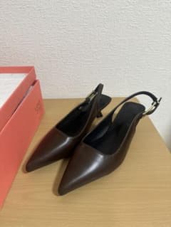 SHEIN Miss Mi パンプス ブラウン 23.5cm ポインテッドトゥのサムネイル