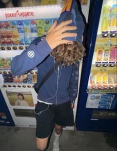 A BATHING APE シャークパーカー ネイビー