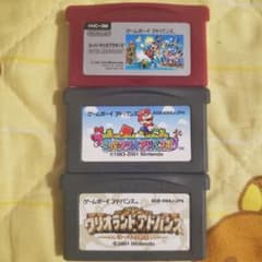 【動作確認済】Nintendo　スーパーマリオブラザーズ３作品 GBA版のサムネイル