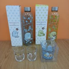 すみっコぐらし ミニグラス ウォーターボトル クリアカップ 5点 ※ばら売り不可