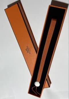 美品✨HERMES エルメス セリエ イプソPM 携帯ストラップ オレンジ 箱付