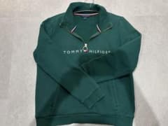 TOMMY HILFIGER ハーフジップ パーカー グリーンのサムネイル
