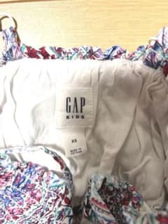 GAP KIDS 花柄ノースリーブワンピース XSのサムネイル