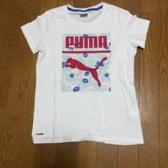 PUMA プーマ Tシャツ 半袖 ホワイト Lのサムネイル