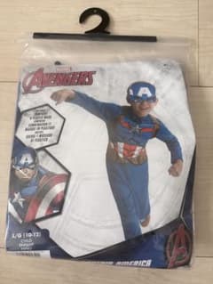【新品】MARVEL キャプテンアメリカ コスチューム 衣装 L 10-12のサムネイル