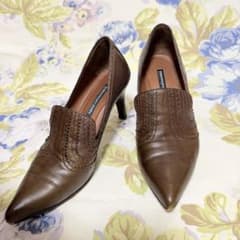 RABOKIGOSHI works パンプス ブラウン 23cm 本革
