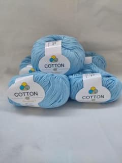 Love sharing COTTON ライトブルー 糸 5玉セットのサムネイル