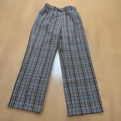 ESPRITMUR チェック柄 ワイドパンツ 13号