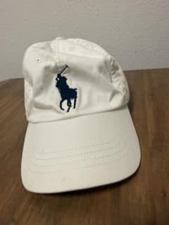 polo ralph laurenキャップ　白　メンズのサムネイル