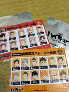 劇場版ハイキュー 選手名鑑風ブロマイドのサムネイル