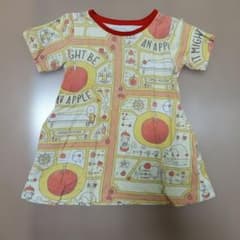 ヨシタケシンスケ りんごかもしれない ワンピース Tシャツ 90 graniphのサムネイル