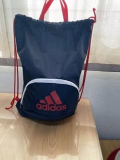 【おまけ付き】サッカー ボール用ナップサック ボールバッグ adidasのサムネイル