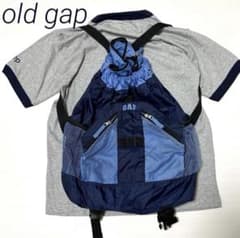 希少　old gap ナップサック リュック 90s 00s テック系　古着のサムネイル