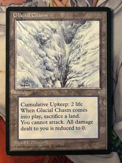 mtg Glacial Chasm ② - メルカリ