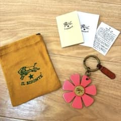 イルビゾンテ　フラワーキーリング　キーホルダー　ピンクのサムネイル