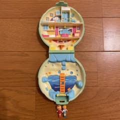 【完品】エンジェルポケット AngelPocket　海のある別荘 貝型　緑　美品のサムネイル
