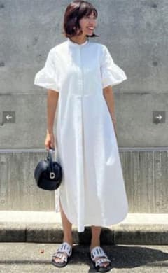 bow-a(ボウエー)HALFSLEEVE YOKE SHIRTS ワンピのサムネイル