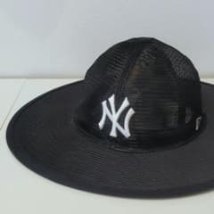 NEW ERA ヤンキース メッシュ フィッテッドロングブリムハット 7 3/8