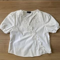 sister jane 刺繍パフスリーブブラウス Sサイズのサムネイル