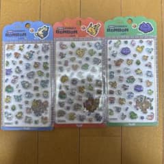 ポケモン CANDY BONBON ステッカー 3種セットのサムネイル