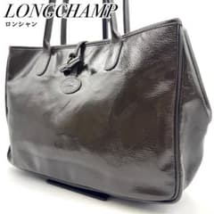 ✨美品✨ロンシャン トートバッグ ロゾ A4収納可能 肩掛け エナメル