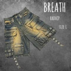 BREATH BADHOP カーゴ デニムショーツ ハーフパンツ サイズ L - メルカリ