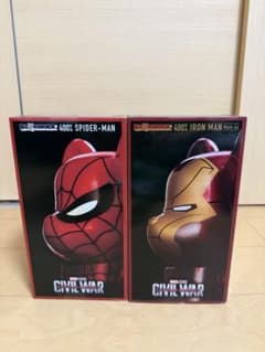 BE@RBRICK 400% スパイダーマン アイアンマン セット - メルカリ