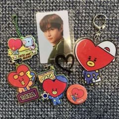 BTS V BT21 TATA 키 홀더 세트