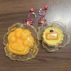 【中古】taonini スクイーズ 2個 サクサク肉球大 ビスケットプリンのサムネイル