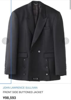 ジョンローレンスサリバン　FRONT SIDE BUTTONED JACKETのサムネイル