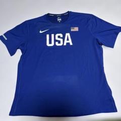 ナイキプロエリートチームUSA陸上競技ランニングシャツXLサイズ青色 m57423965858_1.jpg?1753617806