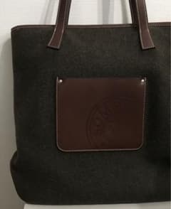 ソメスサドル メンズ ウールレザー トートバッグ - メルカリ