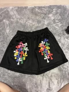 BRAVEST STUDIOS マルチカラークロス メッシュショーツ