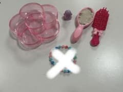 ピンクの小物いれセット