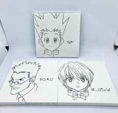 HUNTER×HUNTER 캔버스 보드 곤 크라피카 레오리오 세트