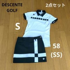 DESCENTE GOLF デサントゴルフ シャツ(S)＆スカート58(SS)のサムネイル
