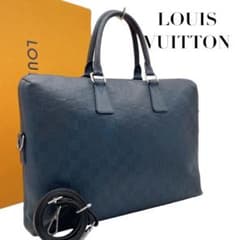 未使用級 ルイヴィトン ダミエアンフィニ ビジネスバッグ BA4144 正規品 LOUIS VUITTON】ルイヴィトン『ダミエ アンフィニ PDV ポルトドキュ