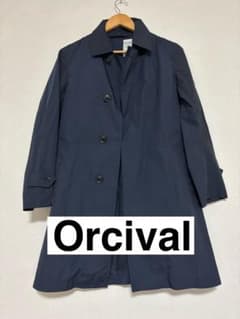 Orcival ステンカラーコート ネイビー サイズ5 ORCIVAL（オーシバル）の「ORCIVAL | ステンカラーコート MEN（ステン