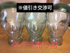 ガラスマネキンヘッド  スペイン製  インテリア   トルソーのサムネイル