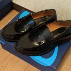 幸　様専用☆　男子☆高校生☆ ローファー 黒25.5cmのサムネイル