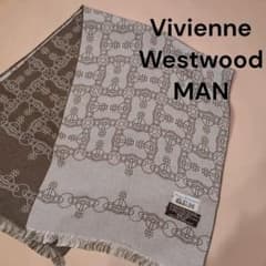 Vivienne Westwood MAN　総柄　オーブ　マフラー Vivienne Westwood MAN オーブ柄 マフラー ストール 総柄 - メルカリ