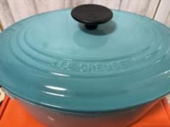 ルクルーゼ オーバル 27cm 廃盤 カリビアンブルー - メルカリ