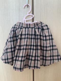 チェック柄スカート 140cm 女の子のサムネイル