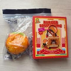 Mellojoy フライドシュリンプバーガー スクイーズ キーホルダー セットのサムネイル