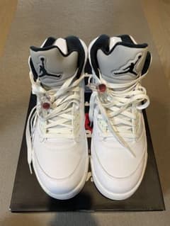 限定値引き Air Jordan 5 ホワイト/レッド SUP 94 - メルカリ