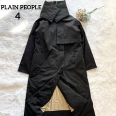 PLAIN PEOPLE マフラー付 ロングダウンコート 4 XL 黒 2way PLAIN PEOPLE マフラー付 ロングダウンコート 4 XL 黒 2way - メルカリ
