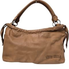 OLD MIU MIU leather handbag archive y2k - メルカリ